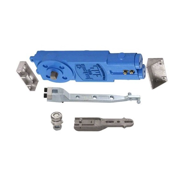 Adjustable Spring Power 90DegHold Open Overhead Concealed Closer W/ A Hardware Package for 1 Top